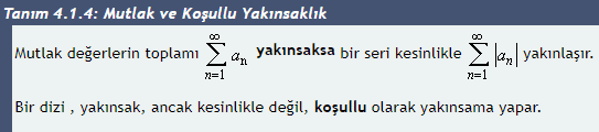 Zenon (M.Ö. 495-435) 14 Yakınsaklık