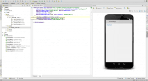 studio helloworld text