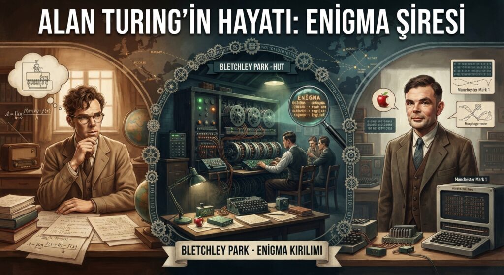 Alan Turing'in Hayatı: Enigma Şifresini Kıran 3 Büyük Matematiksel Deha 3 Alan Turing'in Hayatı Enigma