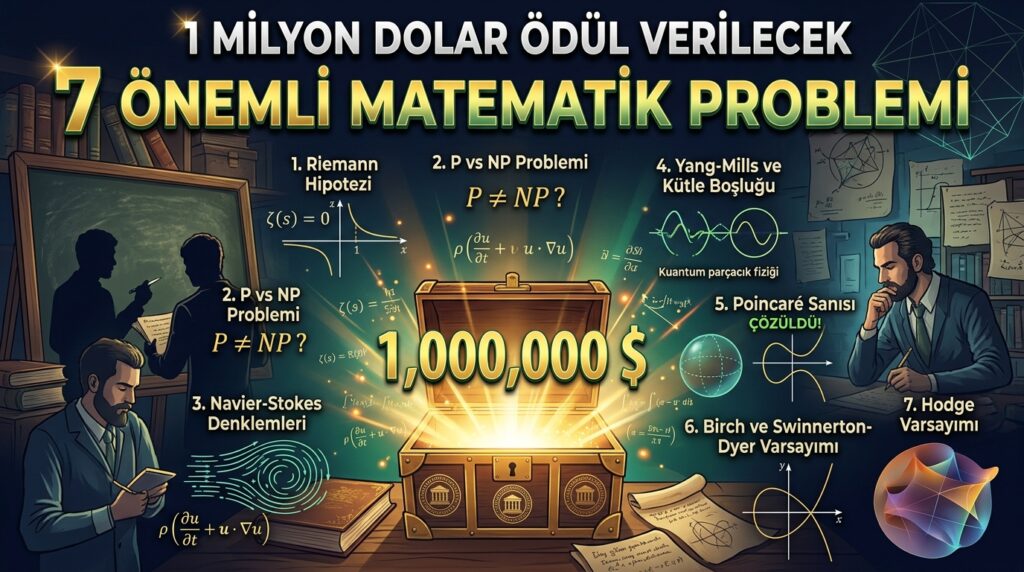 Çözülmesi Durumunda 1 Milyon Dolar Ödül Verilecek 7 Önemli Matematik Problemi 1 Çözülmesi Durumunda 1 Milyon