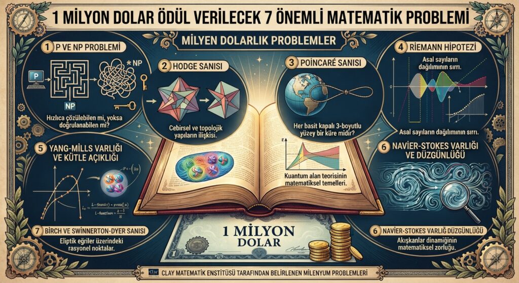 Çözülmesi Durumunda 1 Milyon Dolar Ödül Verilecek 7 Önemli Matematik Problemi 2 Çözülmesi Durumunda 1 Milyon