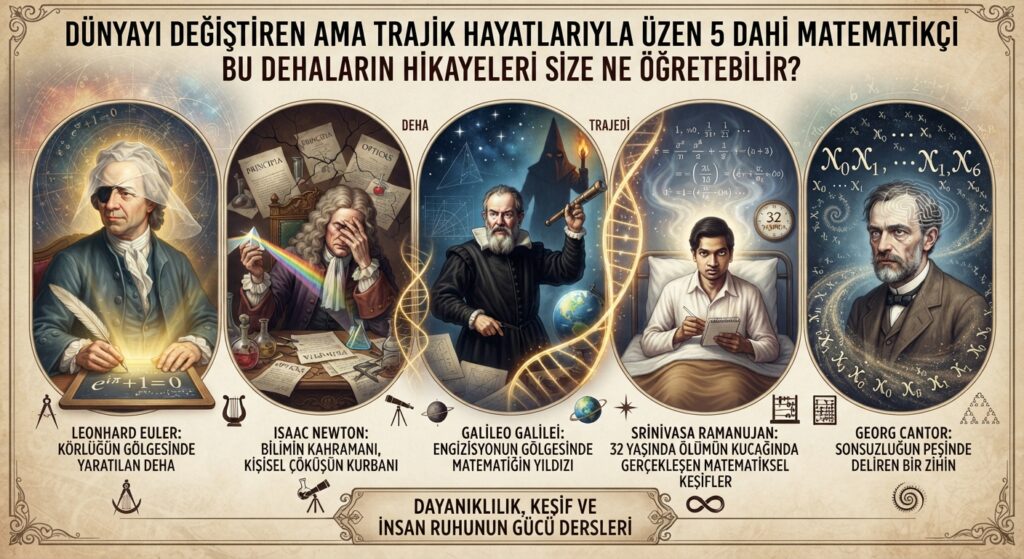 Dünyayı Değiştiren Ama Trajik Hayatlarıyla Üzen 5 Dahi Matematikçi