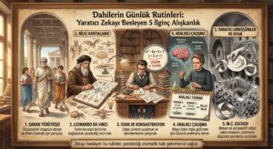 Dahilerin Günlük Rutinleri: Yaratıcı Zekayı Besleyen 5 İlginç Alışkanlık