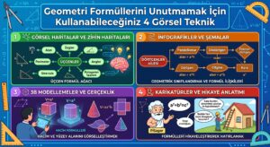 Geometri Formüllerini Unutmamak İçin Kullanabileceğiniz 4 Görsel Teknik