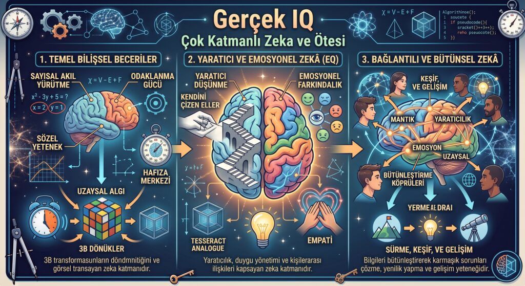 Gerçek IQ Skorunuzu Öğrenin: En Çok Tercih Edilen 3 Dünya Standartlarında Test 1 Gerçek IQ Skorunuzu