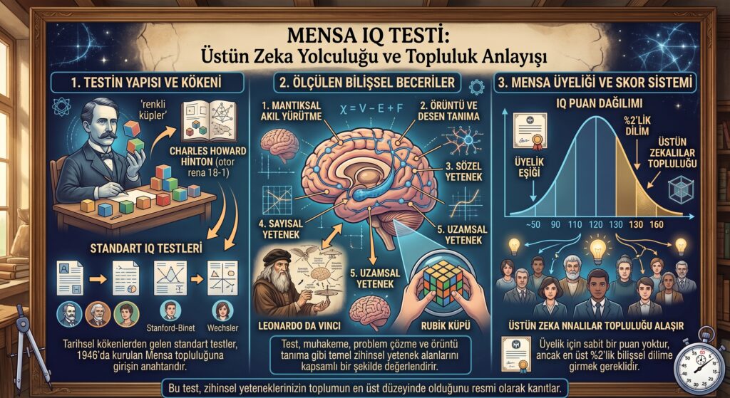 Mensa IQ Testi Nedir? Üyelik Şartlarını Belirleyen 3 Önemli Aşama 1 Mensa IQ Testi Nedir