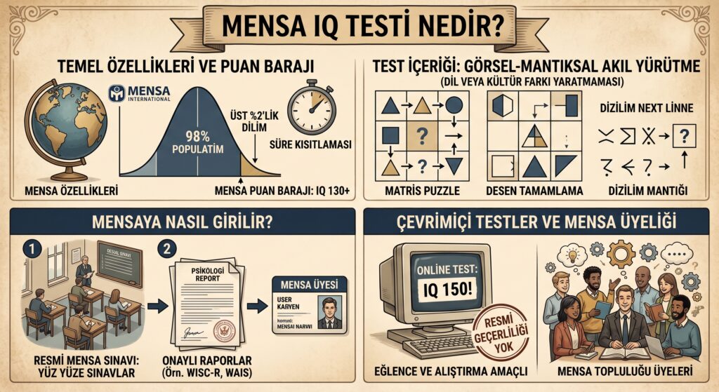 Mensa IQ Testi Nedir? Üyelik Şartlarını Belirleyen 3 Önemli Aşama