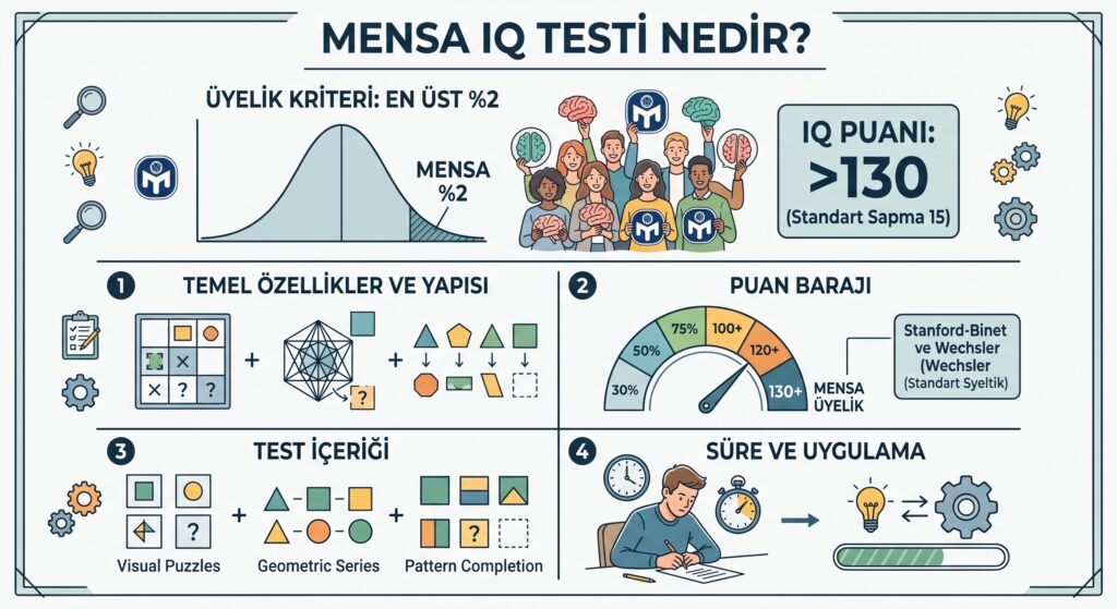 Mensa IQ Testi Nedir? Üyelik Şartlarını Belirleyen 3 Önemli Aşama 3 Mensa IQ Testi Nedir