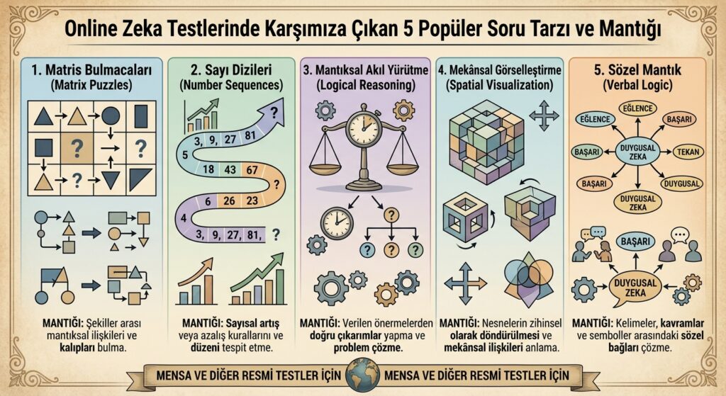 Online Zeka Testlerinde Karşımıza Çıkan 5 Popüler Soru Tarzı ve Mantığı 2 Online Zeka Testlerinde Karşımıza