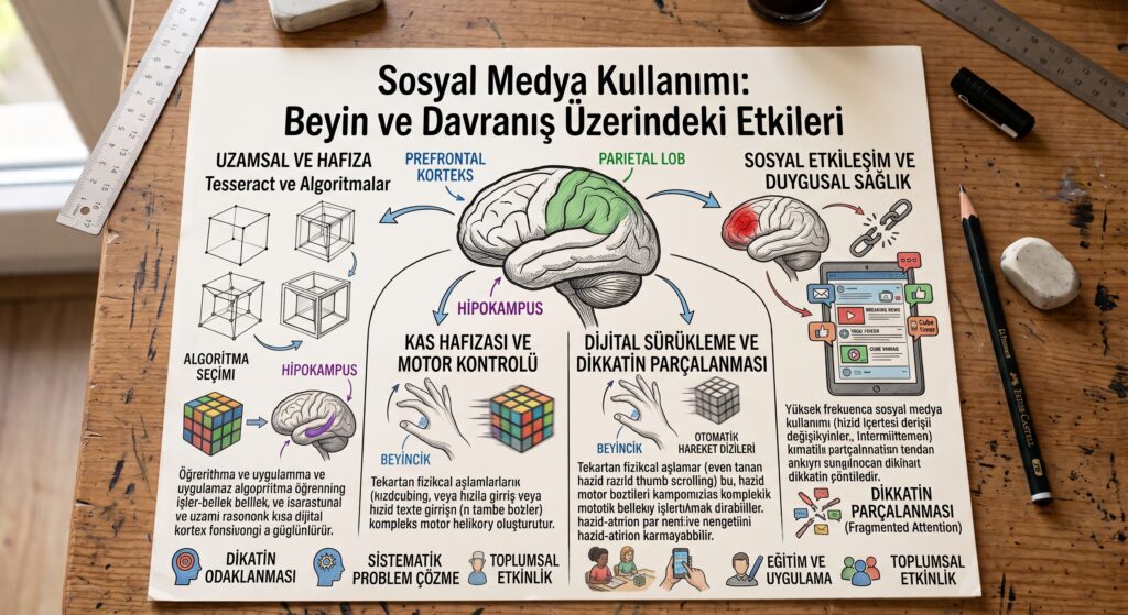 Sosyal Medya Kullanımı Zekayı Nasıl Etkiliyor? Dikkat Süresini Veren 4 Araştırma 1 Sosyal Medya Kullanımı Zekayı