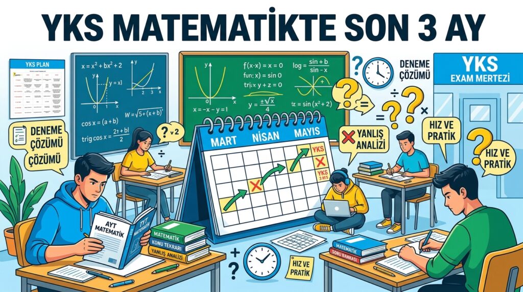 YKS Matematikte Son 3 Ayda Net Artırmanın 5 Etkili Yolu 3 YKS Matematikte Son 3 Ay
