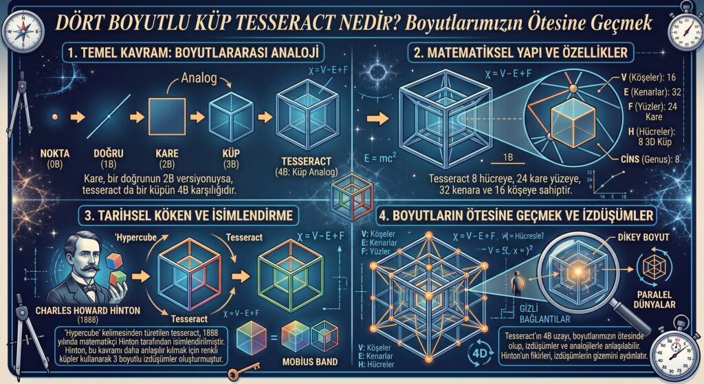 Dört Boyutlu Küp Tesseract