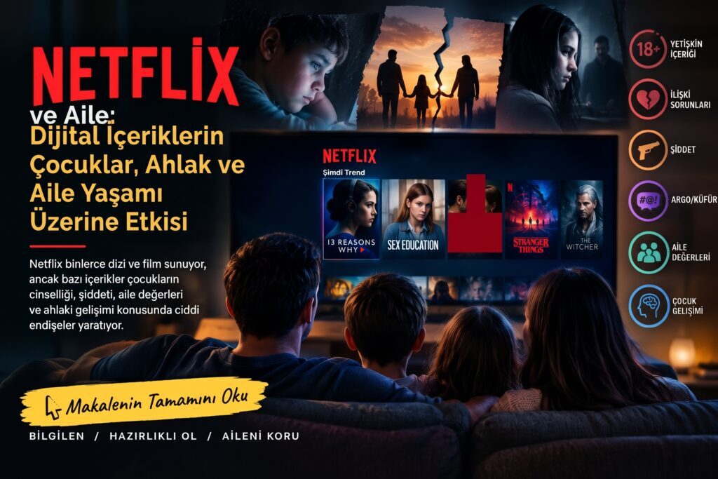 Netflix ve Aile: Dijital Yayın İçeriklerinin Ahlak, Çocuklar ve Aile Yaşamını Nasıl Etkileyebilir?