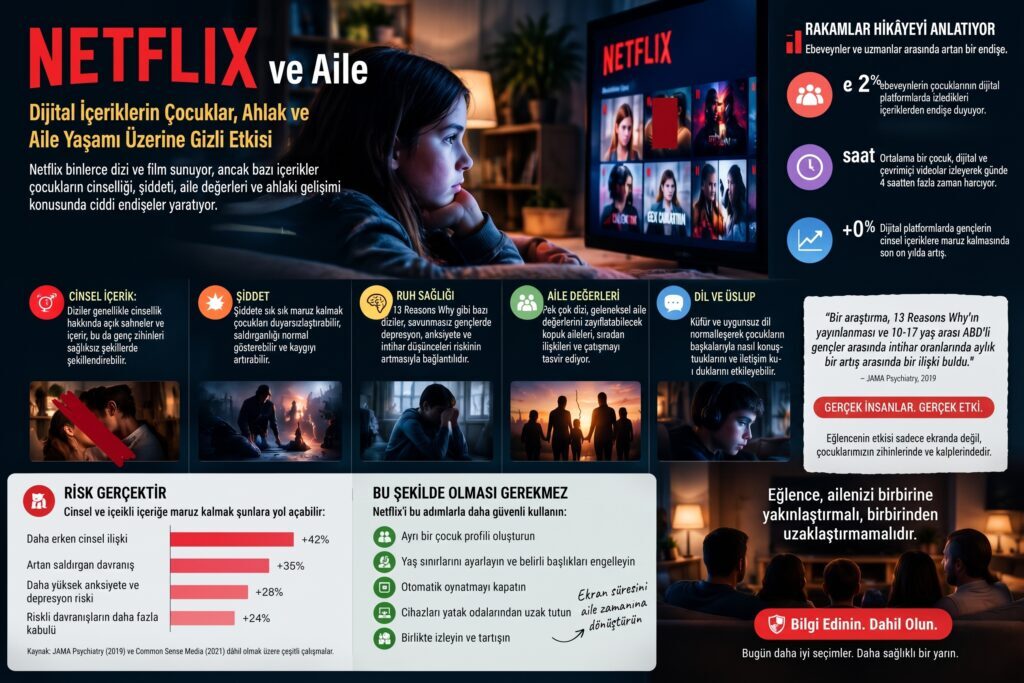 Netflix ve Aile: Dijital Yayın İçeriklerinin Ahlak, Çocuklar ve Aile Yaşamını Nasıl Etkileyebilir? 1 Netflix